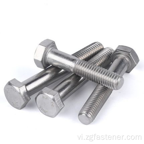 Half Thread Hot Dip Kinc Hex Bolts DIN931